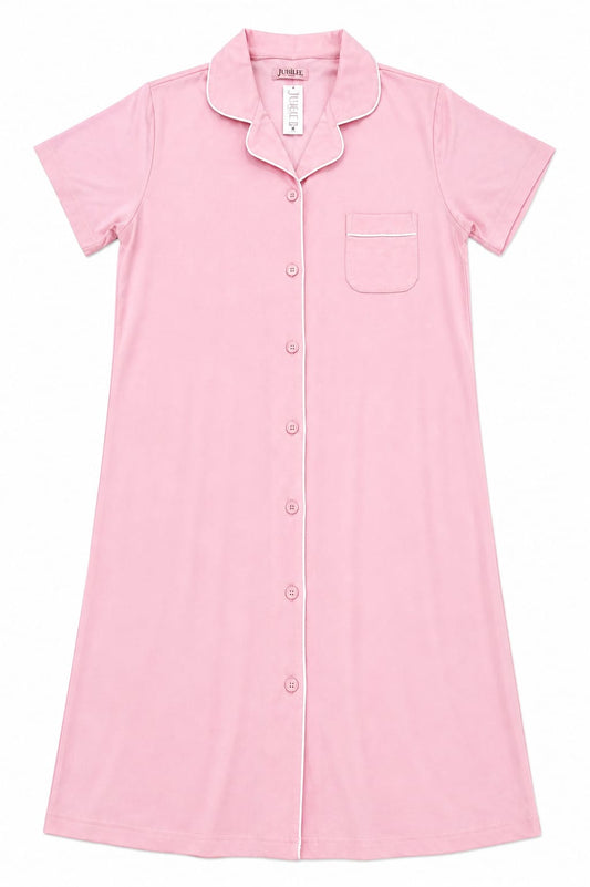 Ladies Button Front Nightie 1XL-3XL