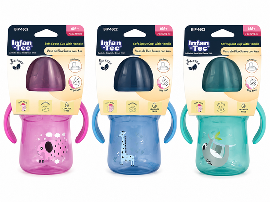 Cup Soft Spout 2 Hndl 6mplus asst 7oz
