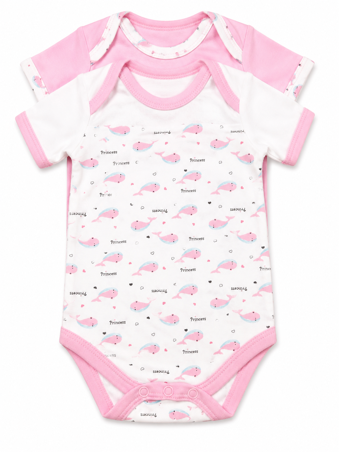 Girl Onesie Short Sleeve 0-12M