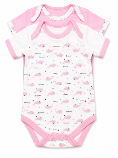 Girl Onesie Short Sleeve 0-12M