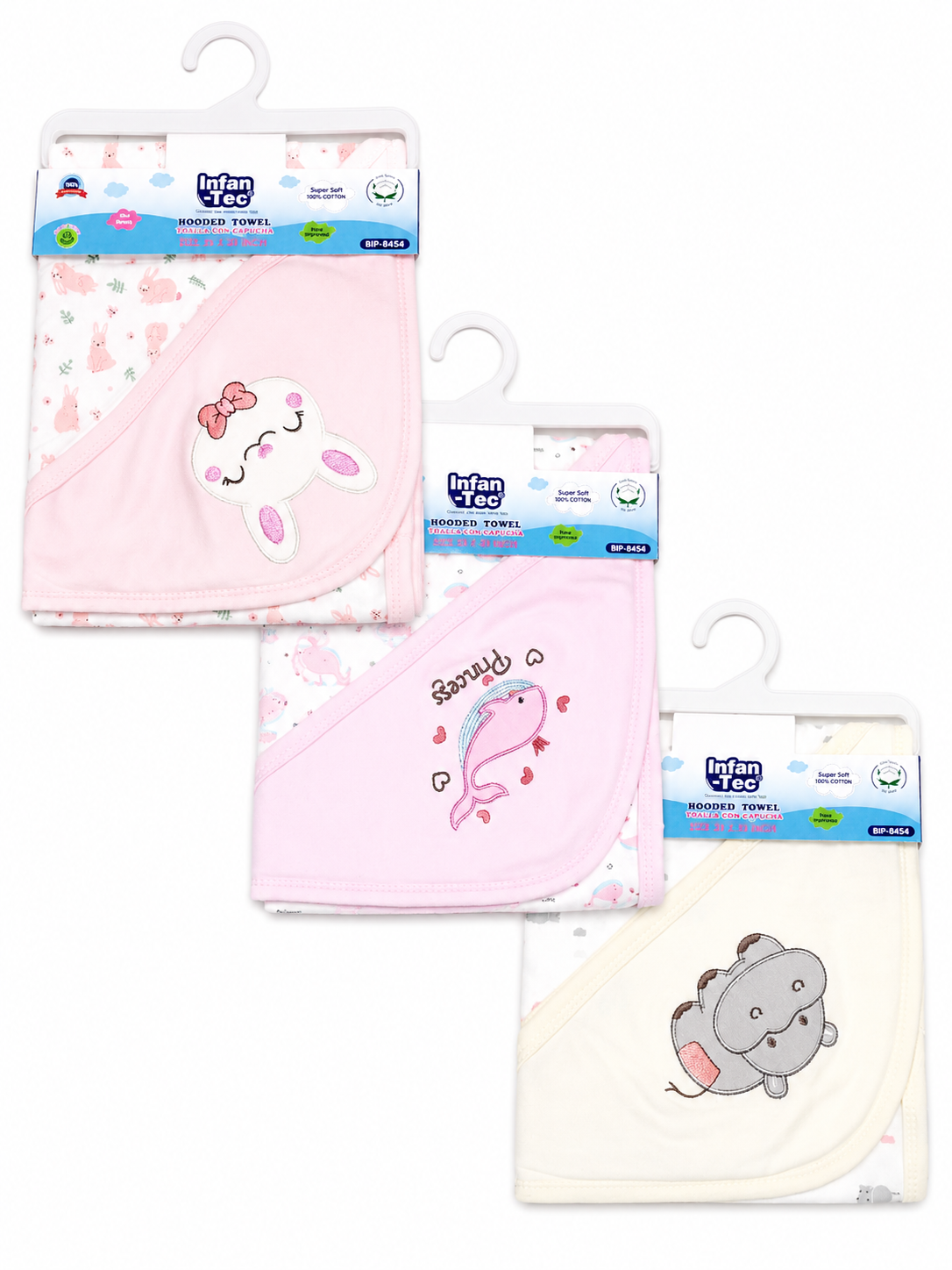Hooded Towel Emb w Hanger
