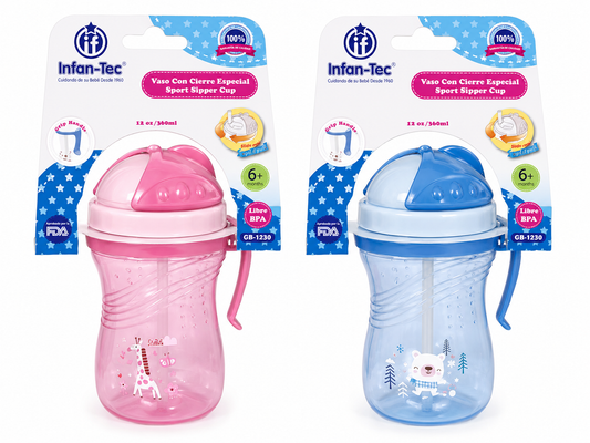 Sport sipper Cup 6plus asst 12oz