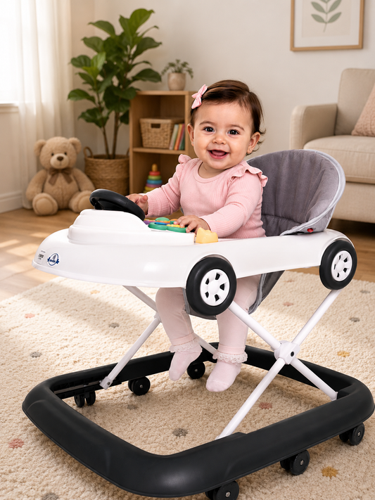 Baby Walker with Interactive Car Dashboard