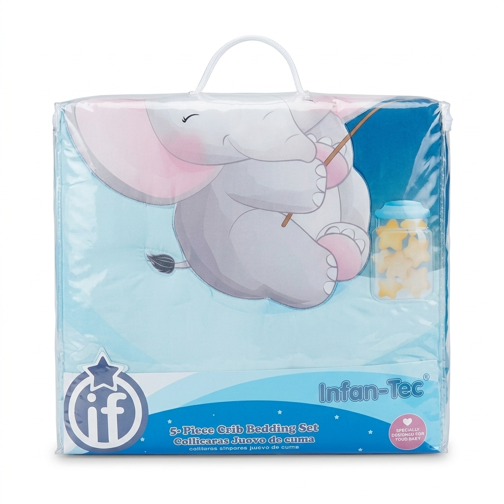 Crib Comforter 5 piece Set