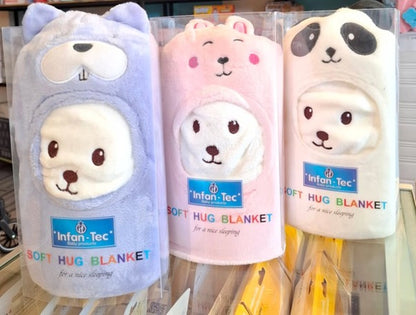Baby Plush Hug Blanket 6Assorted