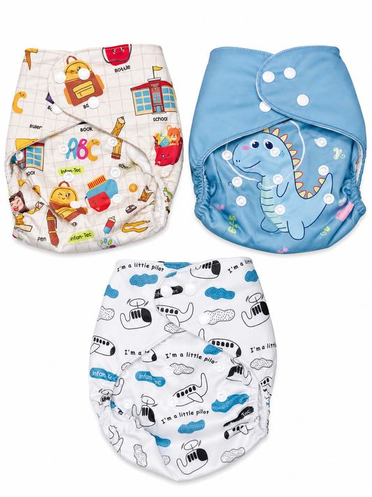 Baby Reusable Diaper Printed