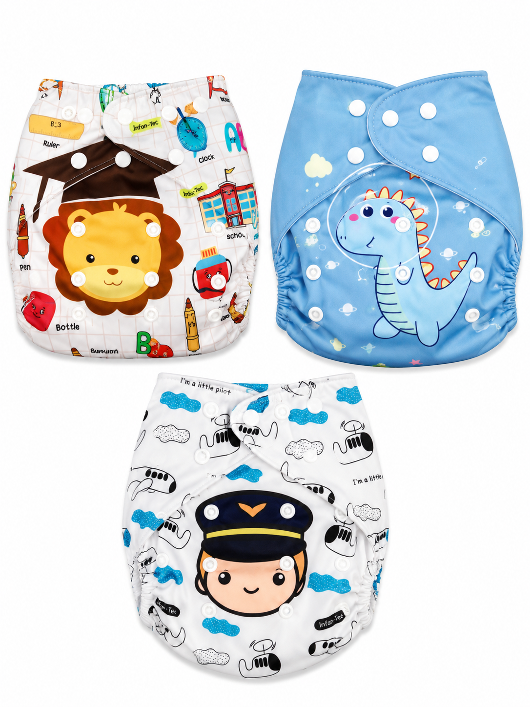 Baby Reusable Diaper Printed