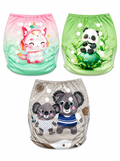 Baby Reusable Diaper Printed