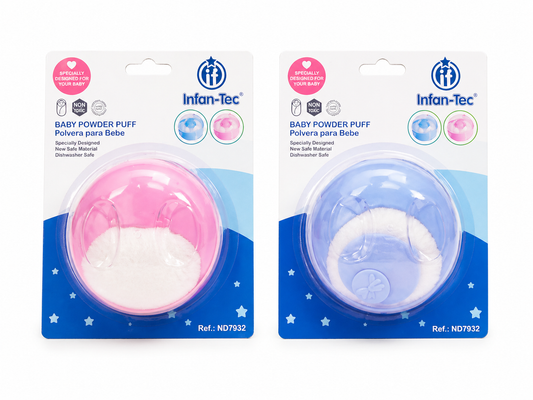 Powder Puff and Bowl Set 2Assorted