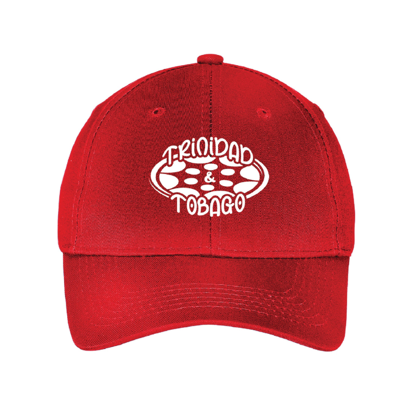 CK Six Panel Twill Cap Red