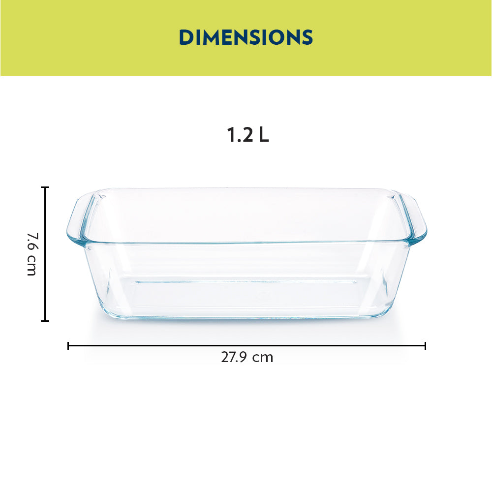 Glass Dish Loaf 1.2lt