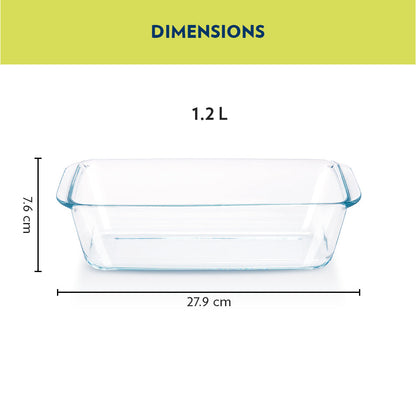 Glass Dish Loaf 1.2lt