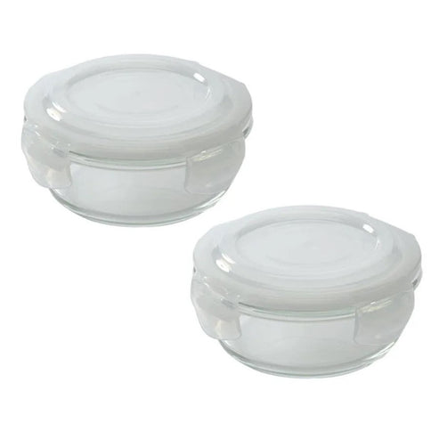 Lunch Bag w/Glass Bowls Set