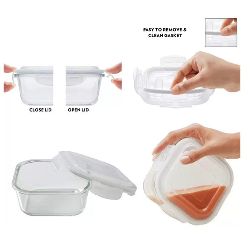 Lunch Bag w/Glass Bowls Set