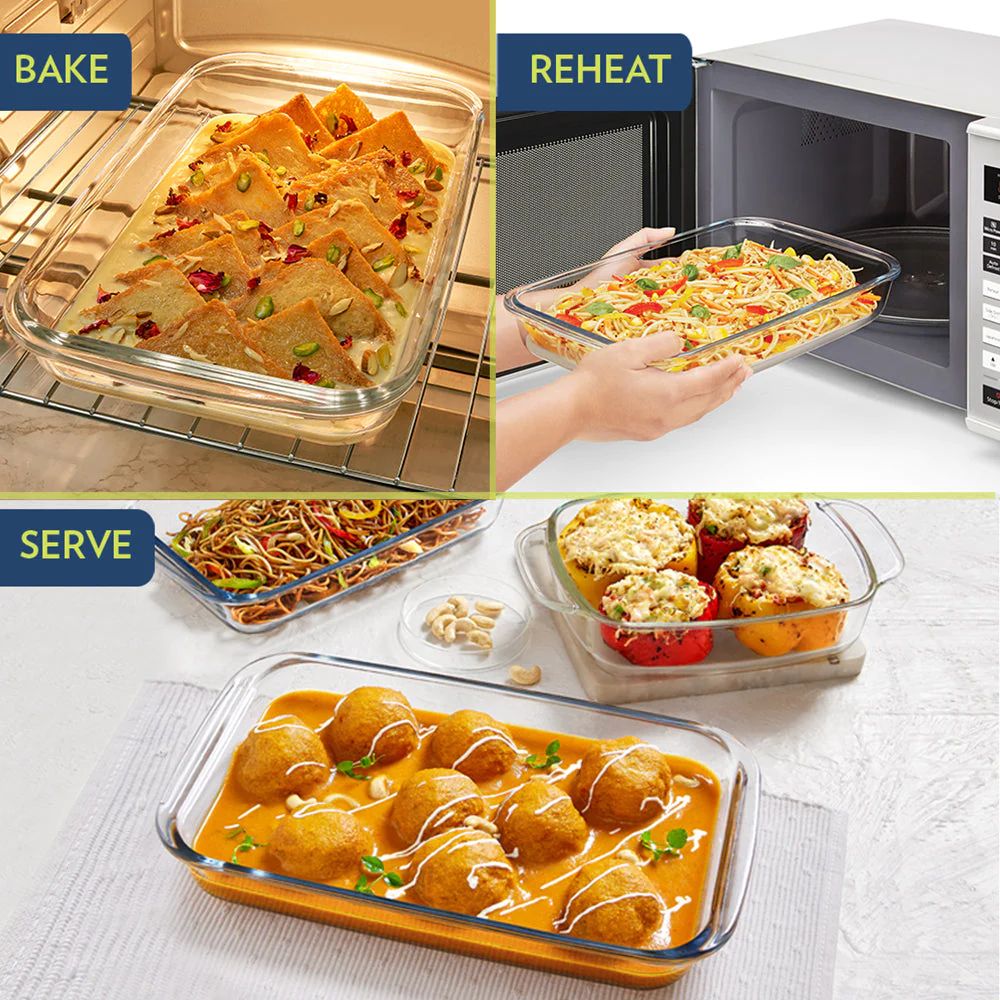 Glass Baking Dish Rect 1.5L