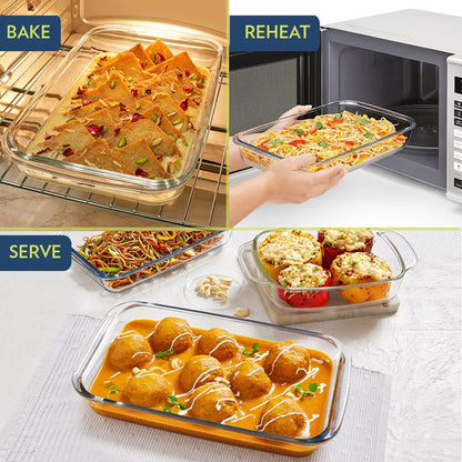 Glass Baking Dish Rect 1.5L