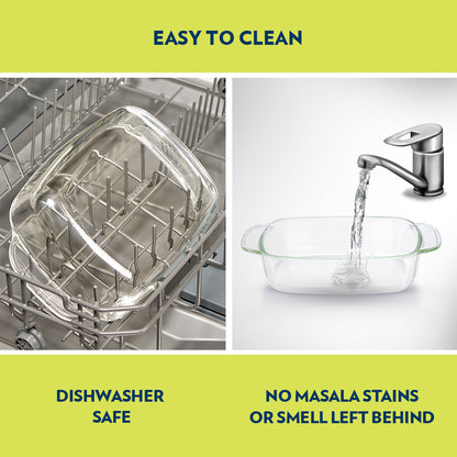 Deep Glass Baking Dish Rect 1.5L