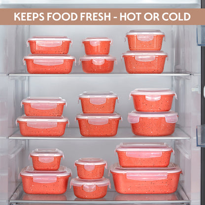 Rectangular Glass Storage Container Black 1.04L