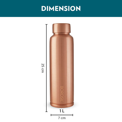 Eco Copper Bottle Copper 1L