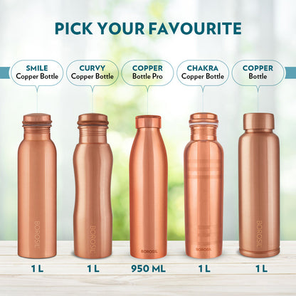 Eco Copper Bottle Copper 1L