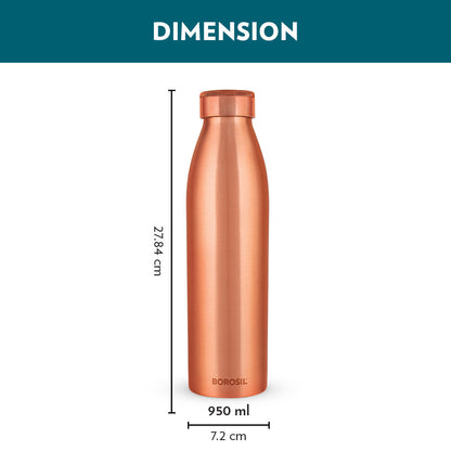 Eco Copper Bottle Copper 950ml