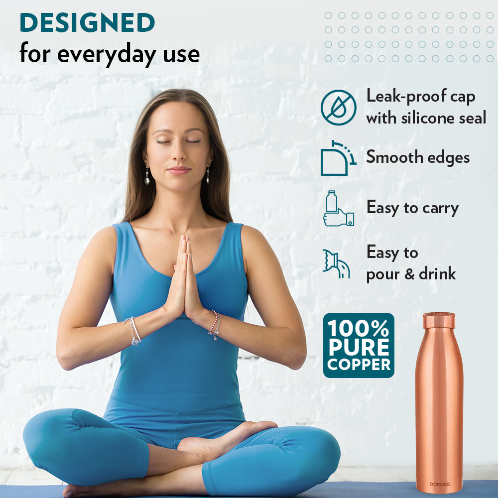 Eco Copper Bottle Copper 950ml