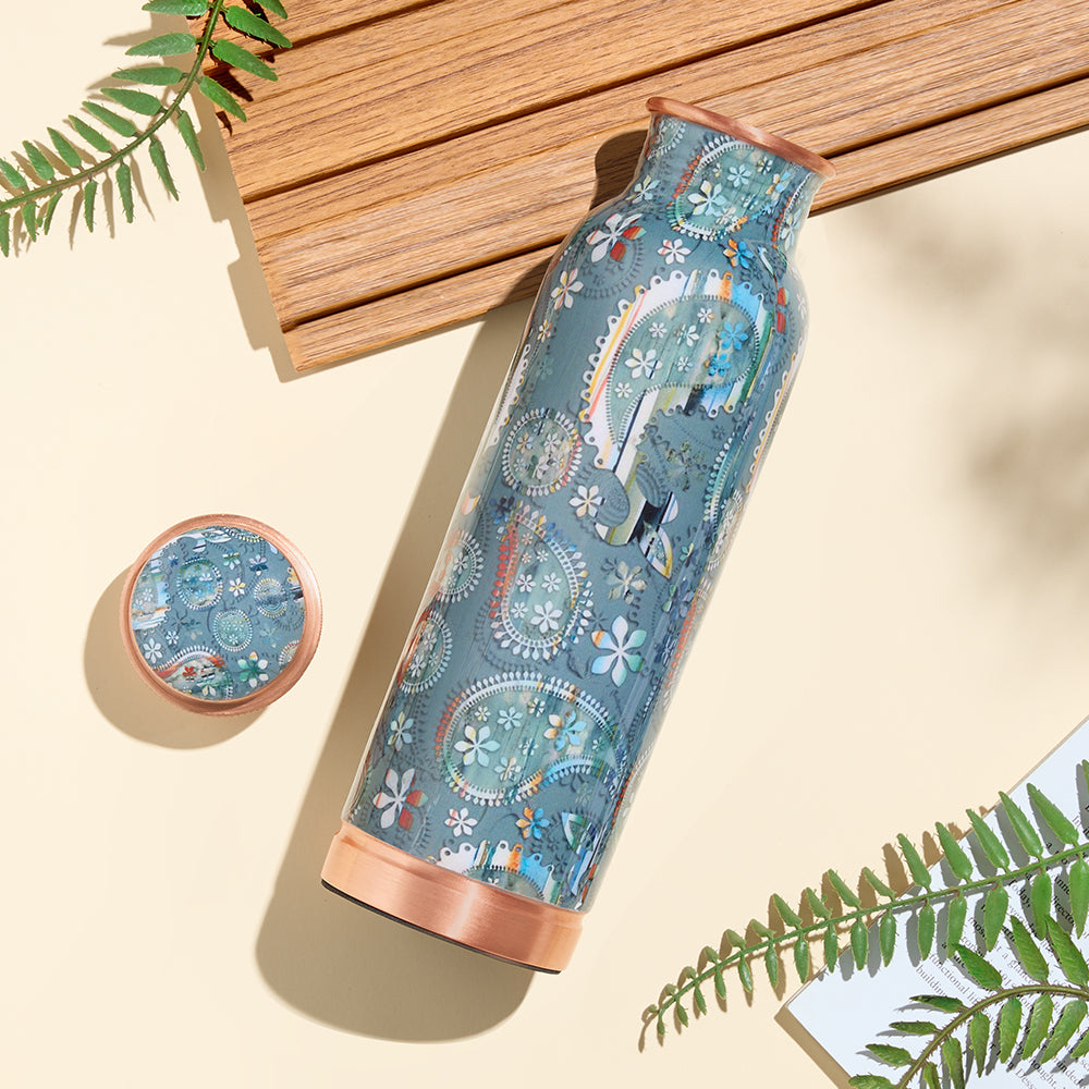 Tirtha Copper Bottle Wellness 600ml