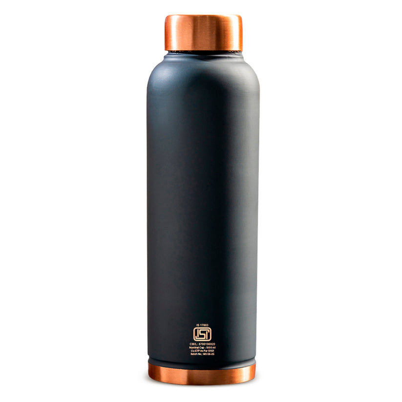 Eco Copper Bottle Grey 1L