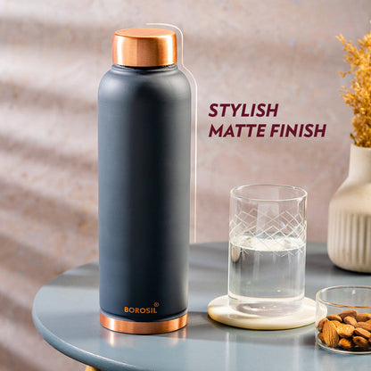 Eco Copper Bottle Grey 1L