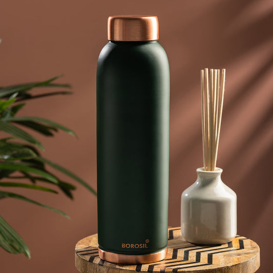 Eco Copper Bottle Green 1L