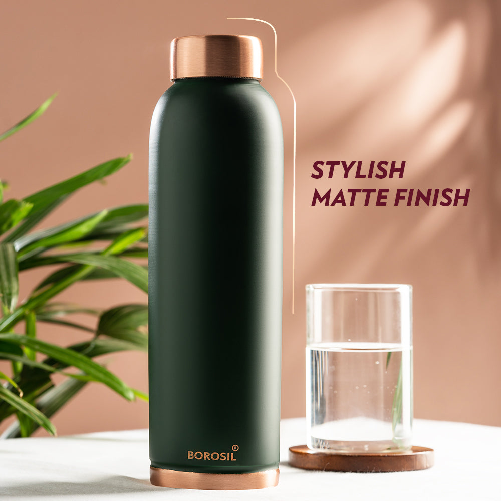 Eco Copper Bottle Green 1L