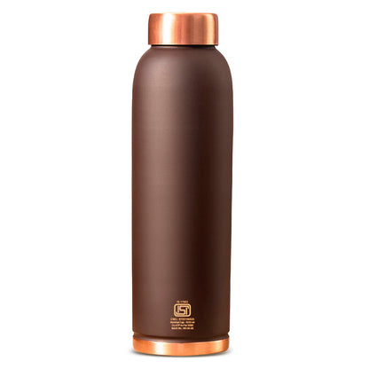 Eco Copper Bottle Brown 1L