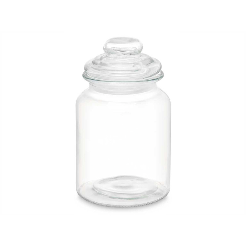 Glass Storage Jar Set 4pc 900ml