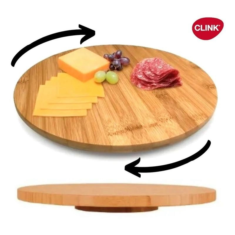 Rotating Bamboo Stand 30cm