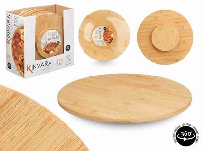 Rotating Bamboo Stand 35cm