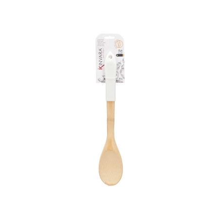 Bamboo Spoon wWhite Handle