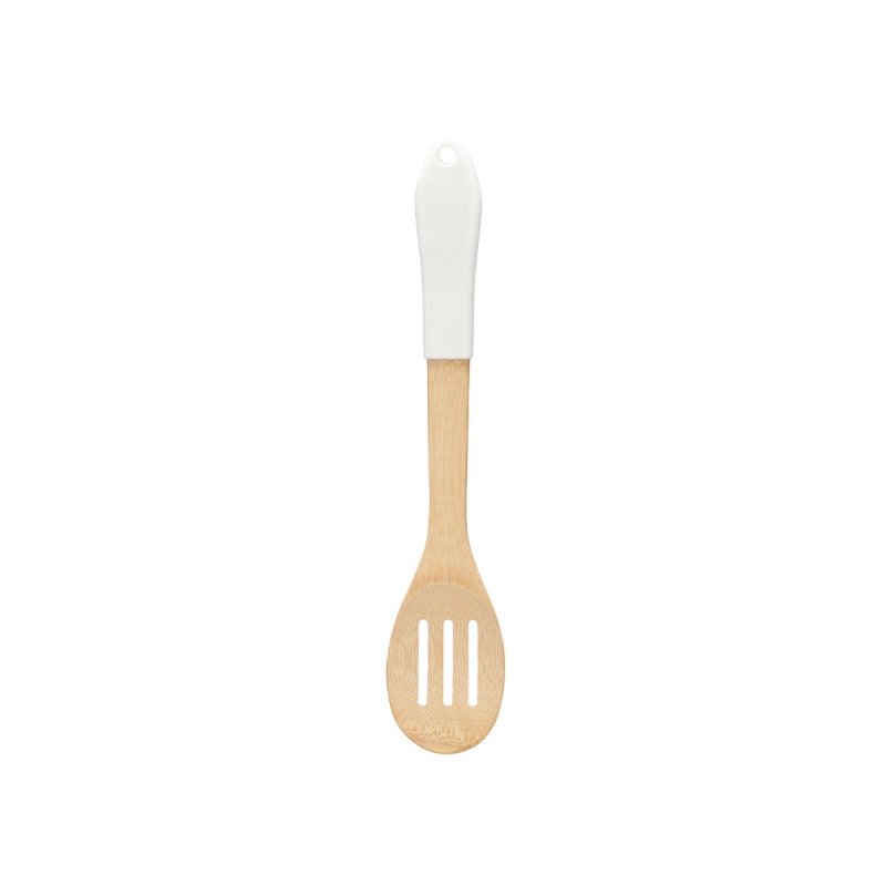 Bamboo Spoon wWhite Handle