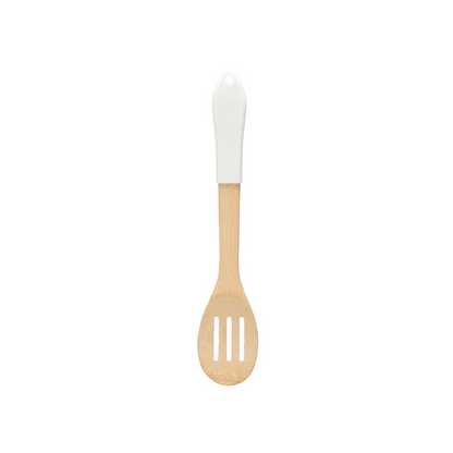 Bamboo Spoon wWhite Handle