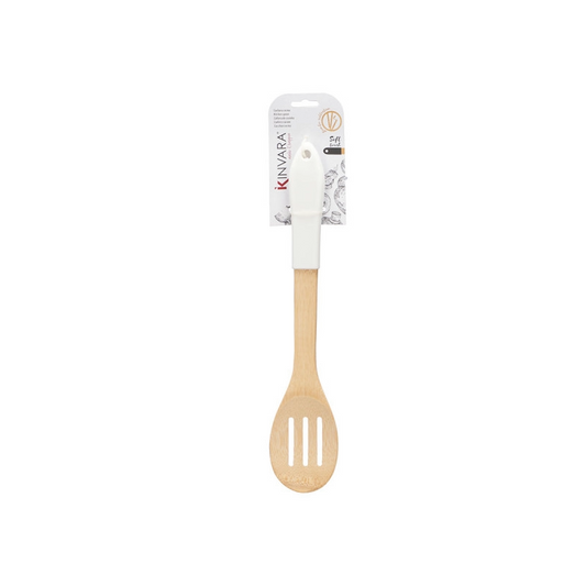 Bamboo Spoon wWhite Handle