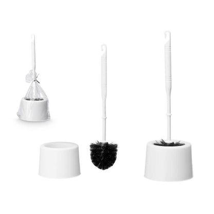 Toilet Brush Holder Wht Blk