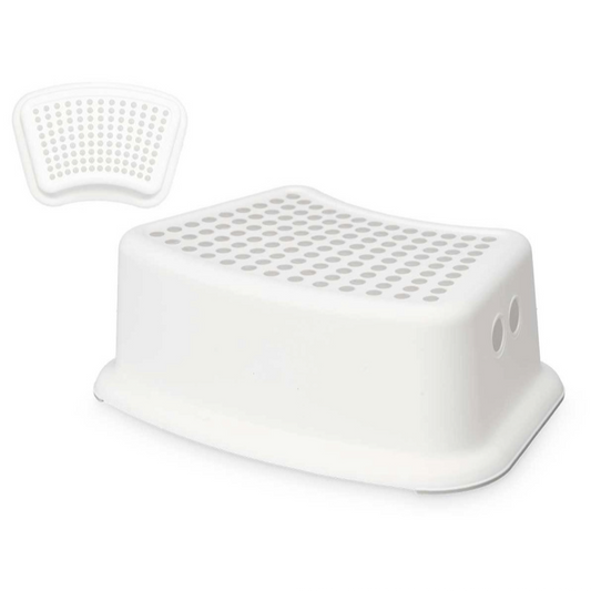 Non Slip Step Stool White