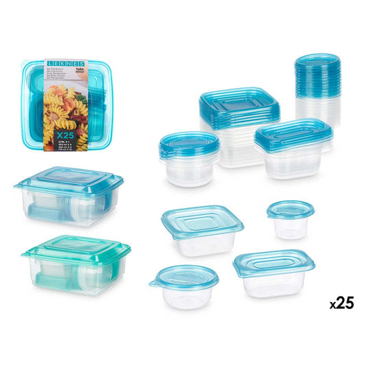 Lunch Boxes 25pc Asst 2 Col