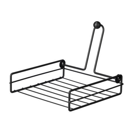 Napkin Holder Square Black Metal