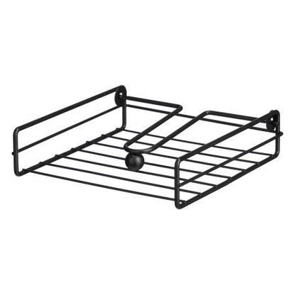 Napkin Holder Square Black Metal