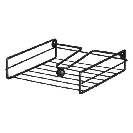 Napkin Holder Square Black Metal