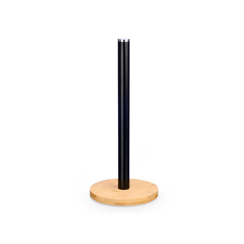 Bamboo Paper Towel Holder Black