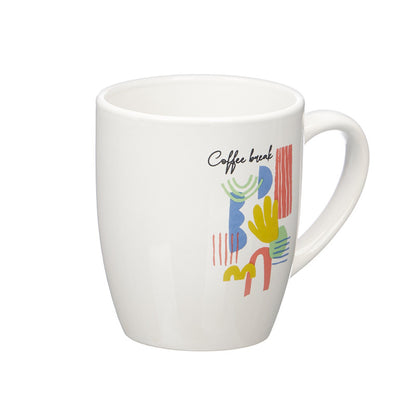 Mug Porc Coffee Break 2 Asst
