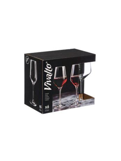 Conical Wine Glass Set 6pc 510ml