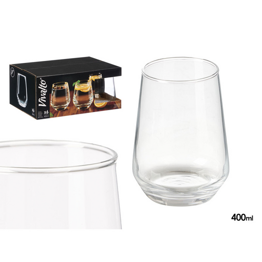 Conic Glass Set 6pc 400ml