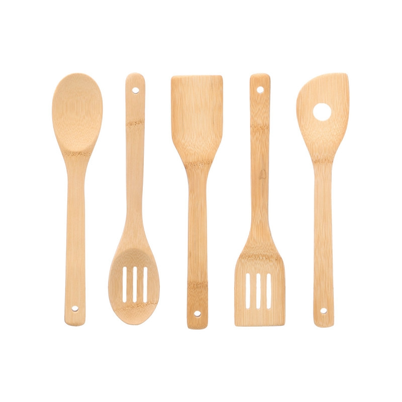Utensils 5pc Set Bamboo